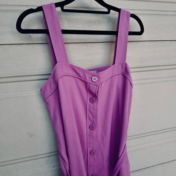 Everlane Goweave Button Down Dress with Tie Waist - Picture 3 of 9